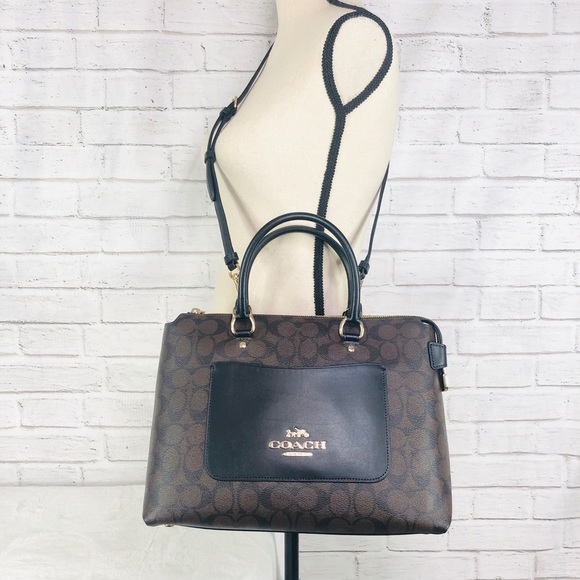 3PCS Coach Emma Satchel Wallet Wristlet Set - Picture 7 of 8